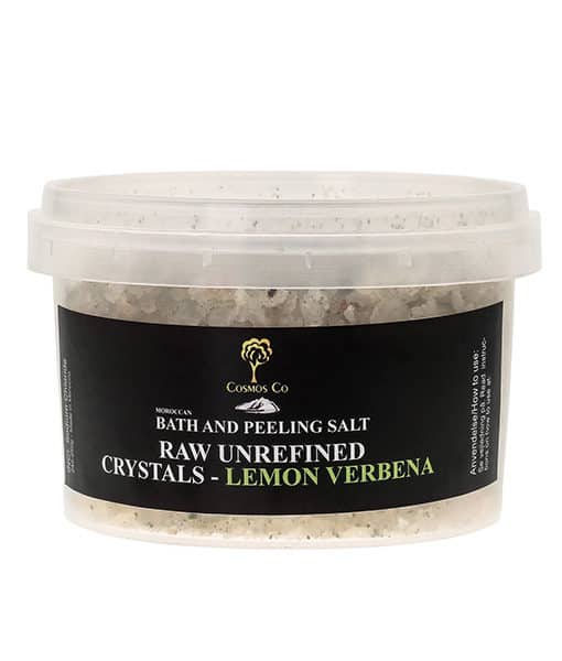 Cosmos Co Raw Mineral Salt Crystals med lemon verbana
