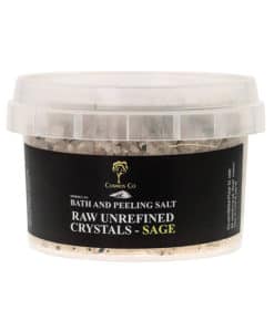 Cosmos Co Raw Mineral Salt Crystals med Salvie