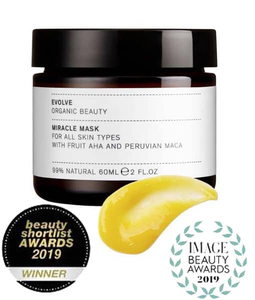 Evolve Organic Beauty Miracle 3 minute Mask 60 ml Fruit AHA & Peruvian Maca