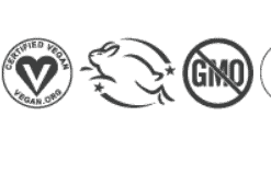 logoet for made in usa vegan.