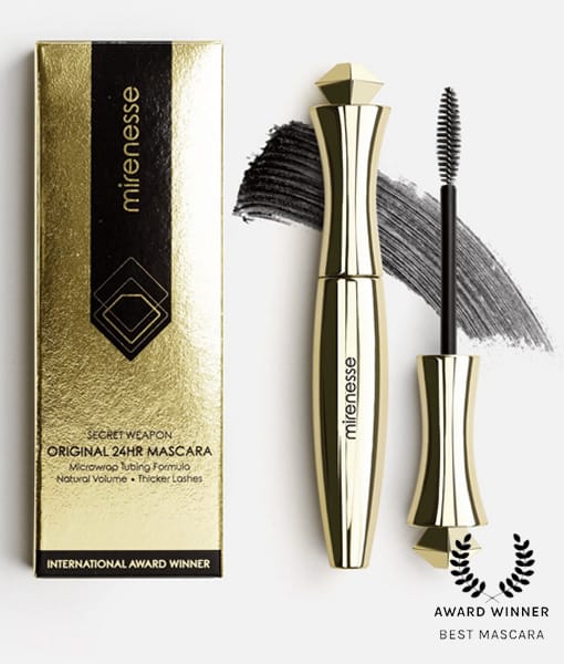 Forsvinde tør fusion Mirenesse 24hr Mascara Sort 10ml Vand og Tårefast - BellaShop.dk