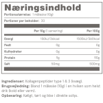 en etiket for et vitamintilskud.