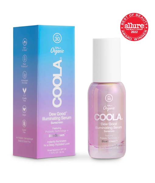 COOLA Dew Good Illuminating Serum Sunscreen with Probiotic SPF 30