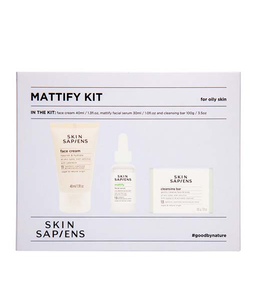 Skin Sapiens Mattify kit Trio - Olieret og kombineret hud