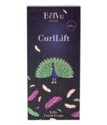 Belu curllift chokoladebar med en påfugl på.
