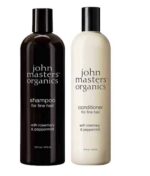 John mestrer økologisk shampoo og balsam.