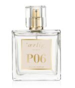 En flaske Ærlig P06 – Eau de Parfum 100 ml glasflaske på hvid baggrund.