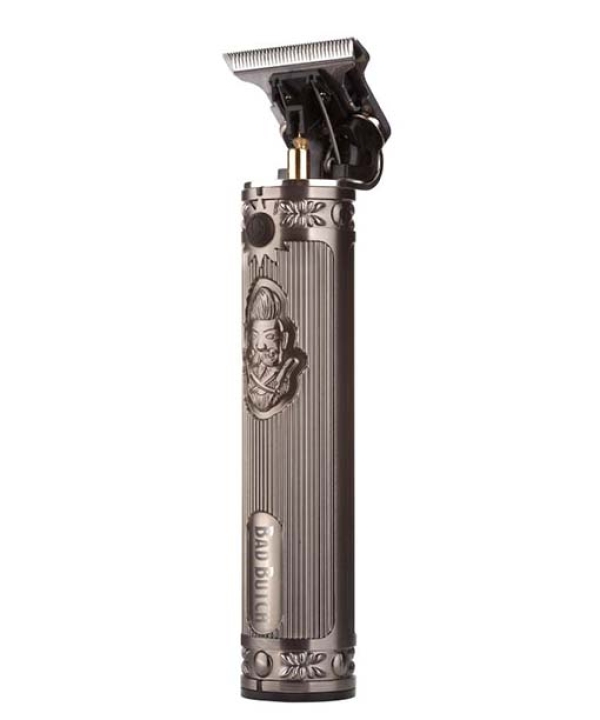 En EFALOCK Professional Bad Butch - Præcisions hårtrimmer med et udsmykket design på.